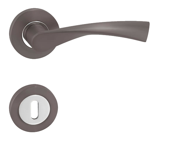 Kľučka MP-SPIRIT R KL/KL T/OC Titan/chróm lesklý