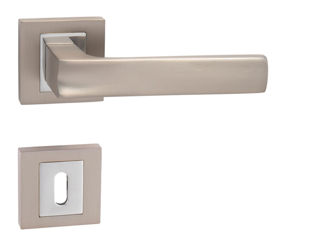 Kľučka MP-HOLLY HR KL/KL PZ NP/OC-Nikel perla/chróm lesklý