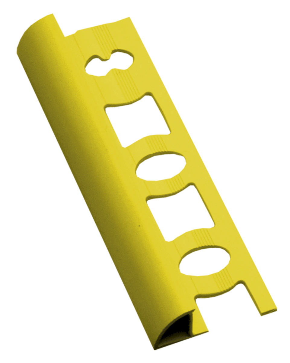 Lišta oblá otvorená 8mm hliník elox šampanský matný 270cm