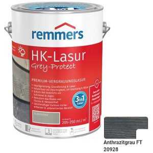 REMMERS HK-Lasur Grey Protect Antracitová sivá tenk. olejová lazúra 0.75l