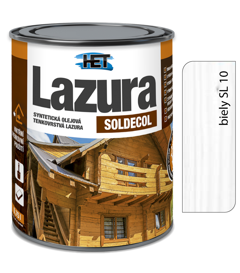 Het Soldecol lazúra SL10 biely 2 Het Soldecol lazúra SL10 biely 2