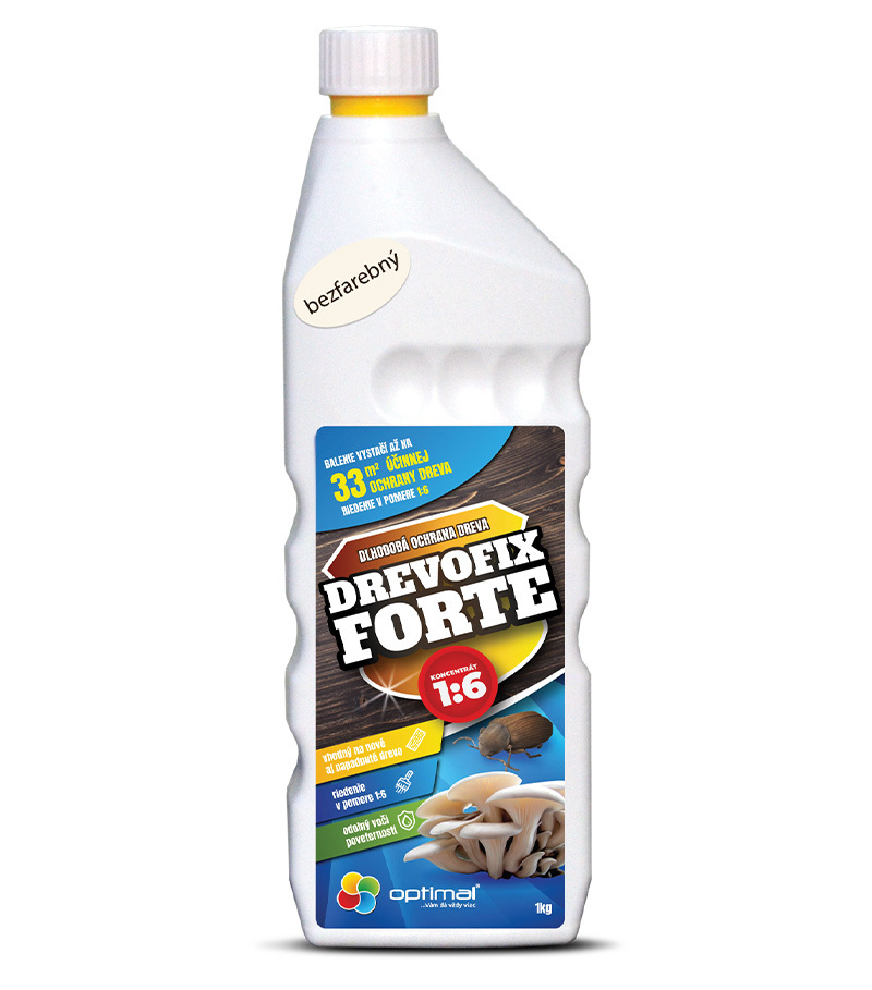 Optimal Drevofix FORTE 1kg Bezfarebný - koncentrát 1:6
