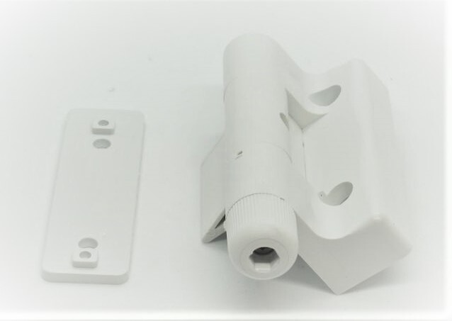 Pánt na sieťové dvere biely