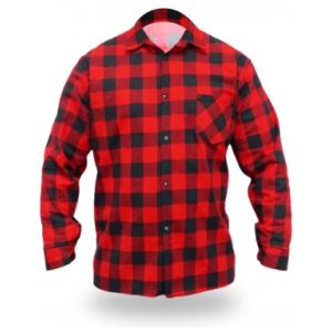 Flanelová košeľa červená L