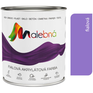 Malebná 0330 fialová - Vrchná akrylátová pololesklá farba 0
