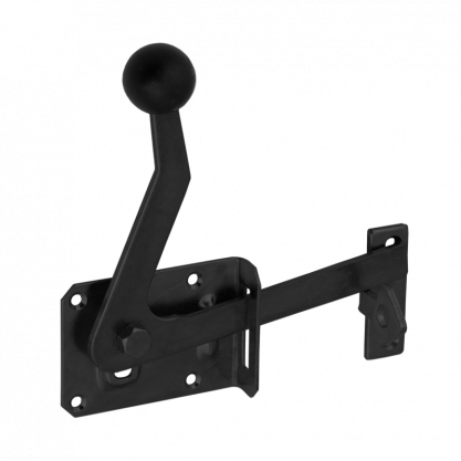 Domax WOG80 C Závora záhradná 100x80mm čierna