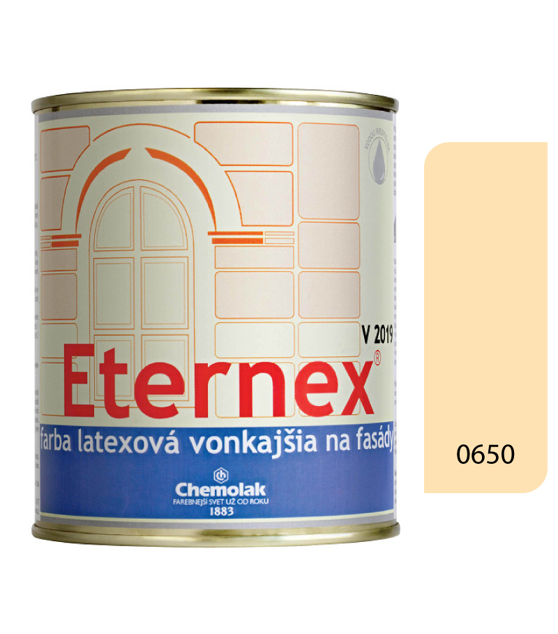 Eternex V2019 0650 karamel - latexová vonkajšia farba 6kg Eternex V2019 0650 karamel - latexová vonkajšia farba 6kg