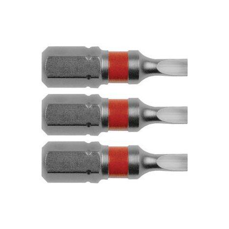 Extol Bit plochý 3x25mm S2 3ks