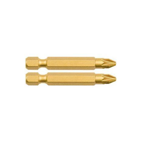 Bit krížový PZ1x50mm S2 2ks TiN Bit krížový PZ1x50mm S2 2ks TiN