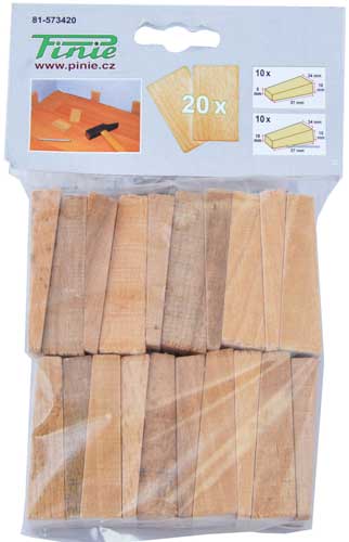 Drevené klinky pre montáže 20ks