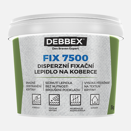 Disperzné fixačné lepidlo na koberce FIX 7500 Disperzné fixačné lepidlo na koberce FIX 7500