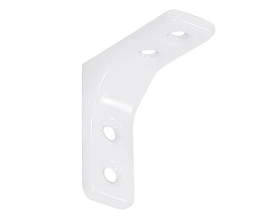 Konzola WSM 50 oceľová malá 50x50 biela