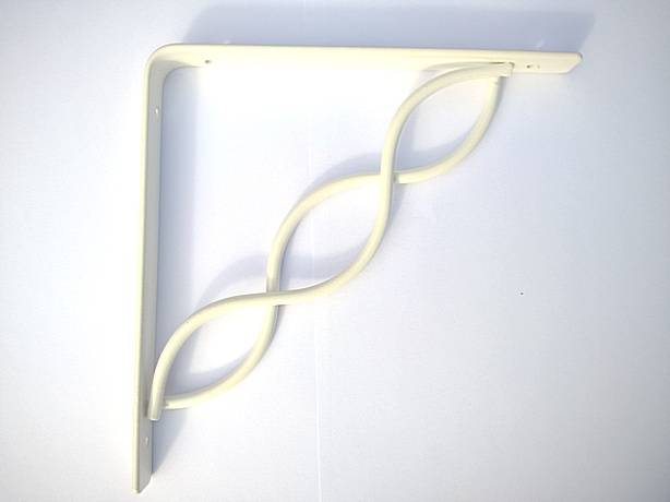 Konzola WPRP 200 so zaplietanou vzperou 200x200 biela