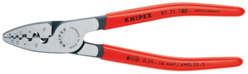 KNIPEX Kliešte lisovacie pre koncové dutinky 180mm 9771180