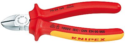 KNIPEX Kliešte cvikacie bočné VDE 180mm 7006180