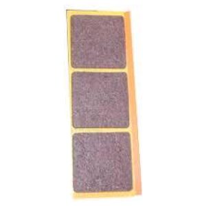 Podložka plstená 35x35mm hnedá