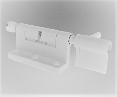 Pant samozatvárací biely