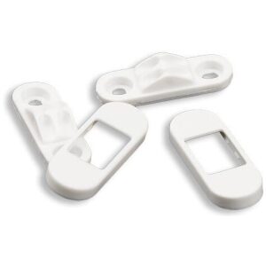Úchyt na retiazku biely 2ks/bal