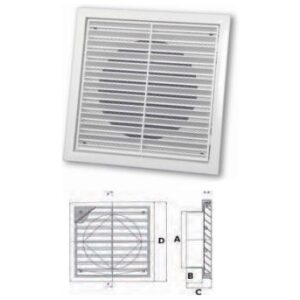 Mriežka vetracia KK 125