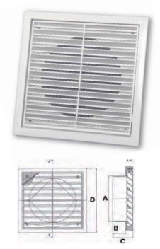 Mriežka vetracia KK 125