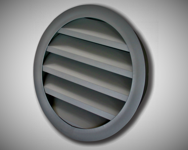 Mriežka okrúhla AL 100 s rámčekom