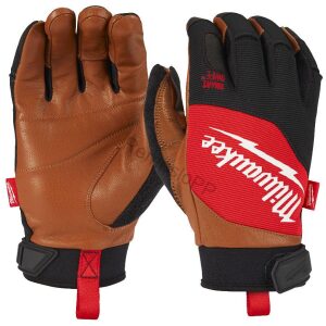 Milwaukee Kožené pracovné rukavice hybridné M/8