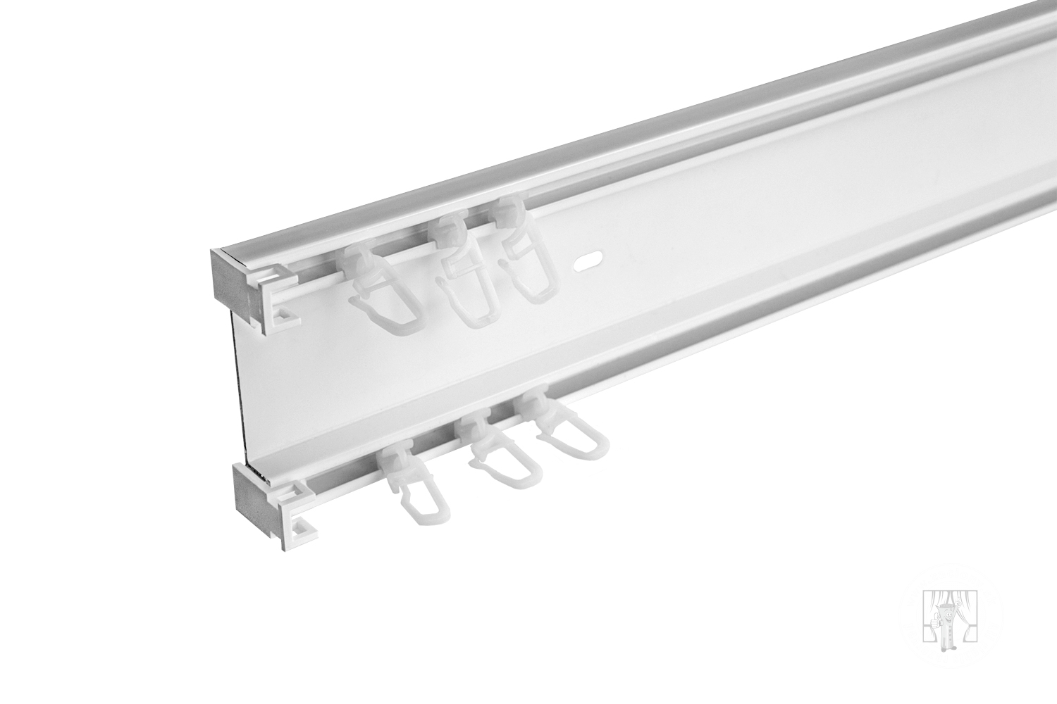 2-koľajnica hotelová biela 1