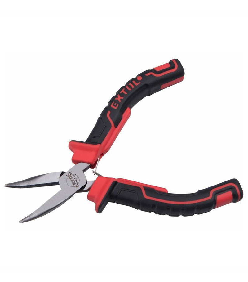 Kliešte pologuľaté zahnuté mini 125mm