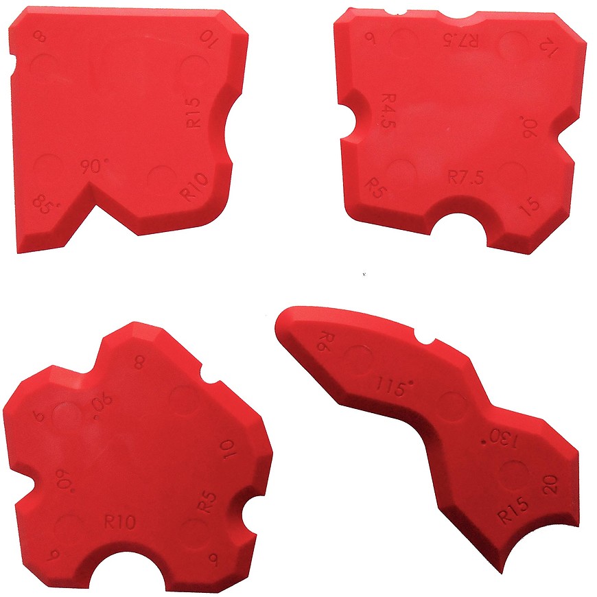 MAGG Súprava stierok na silikóny 4ks