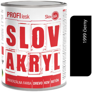 Slovakryl Profi Lesk čierny 1999/RAL9005 0