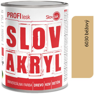 Slovakryl Profi Lesk béžový 6030/RAL1015 0