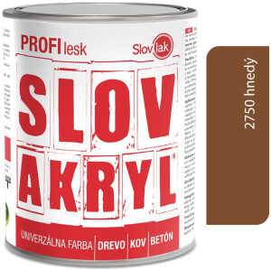 Slovakryl Profi Lesk hnedý 2750/RAL8017 0