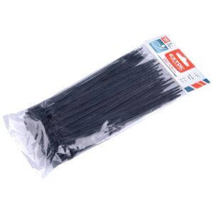 Extol Sťahovacie pásky čierne 4.8x200mm 100ks