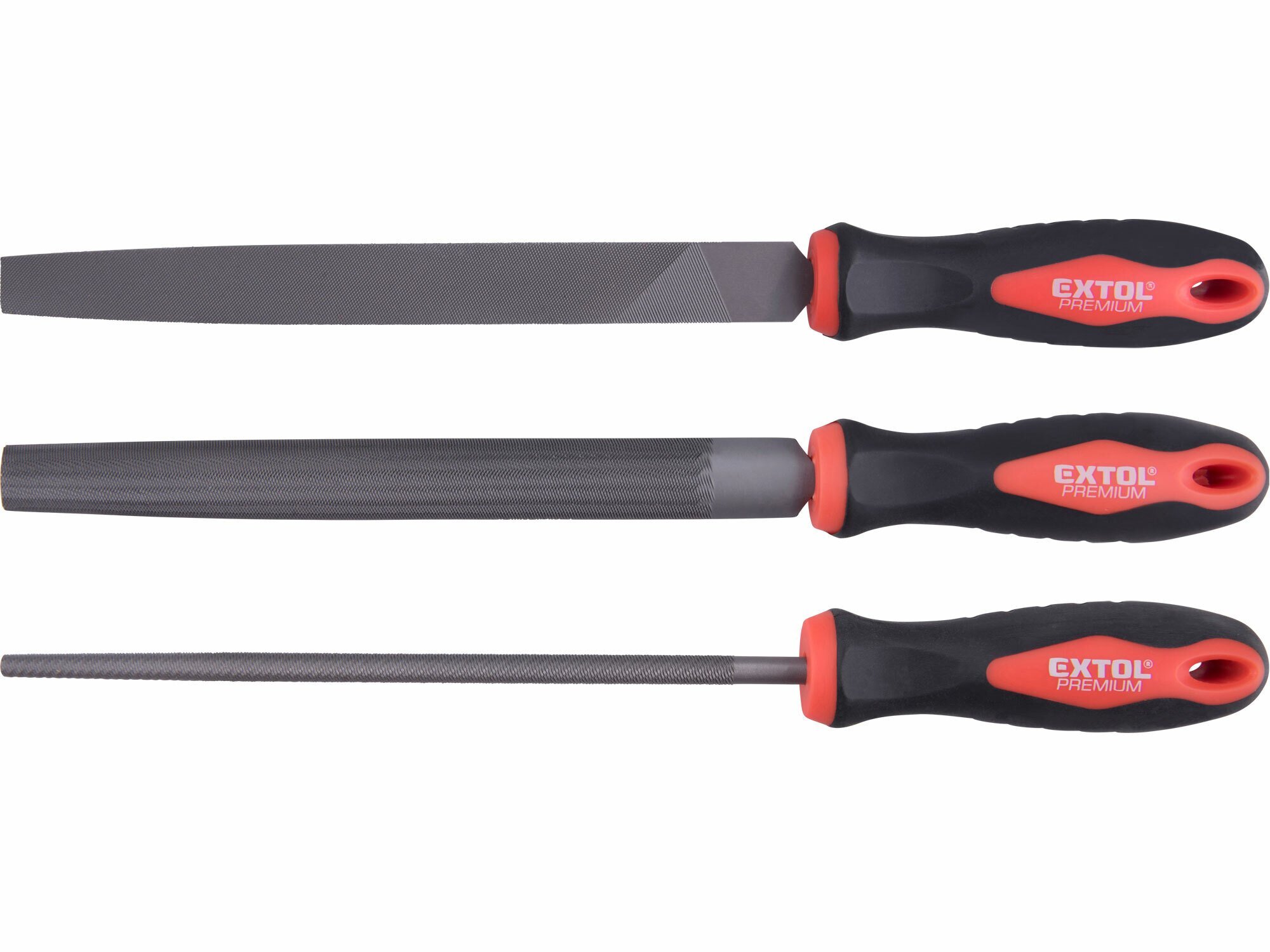 Pilník 3-dielna sada T12 200mm