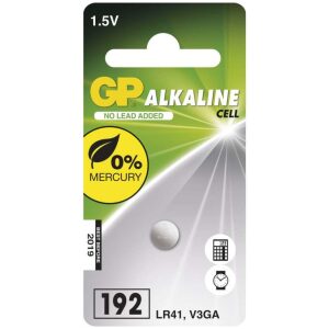 GP B13921 Alkalická gombíková batéria LR41 192F