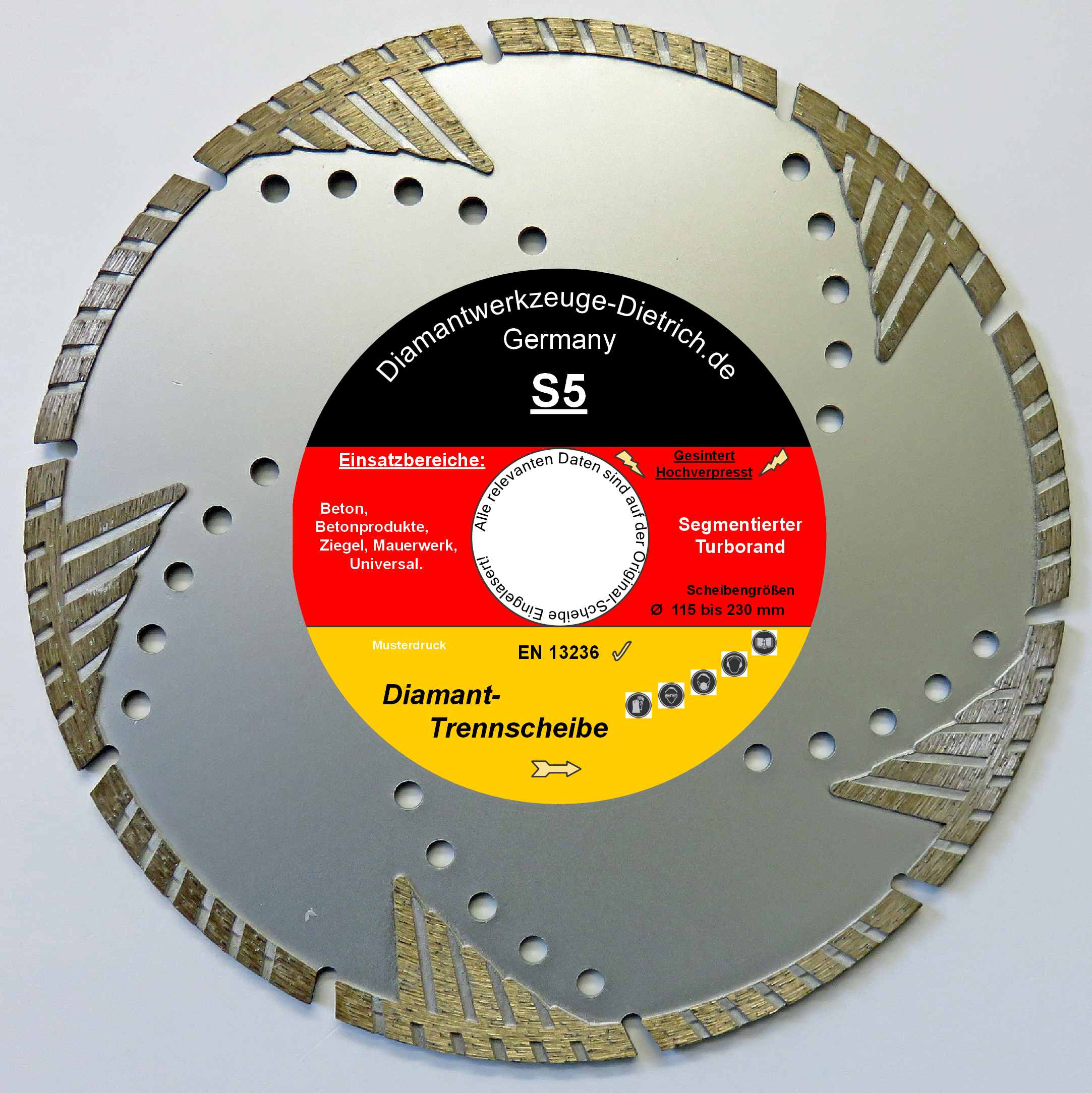 SONNENFLEX Kotúč diamantový 230x3.2x22.23 Universal Turbo