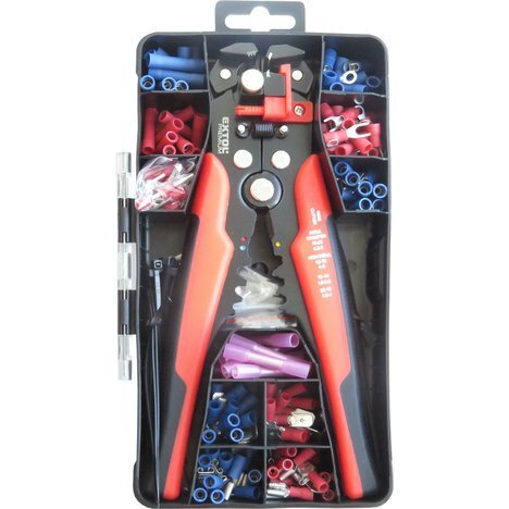 Extol Premium Kliešte krimpovacie 205mm pre káble 0