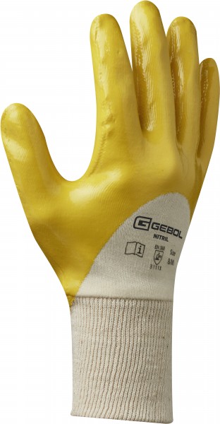 Gebol Nitril Rukavice žlté č.9