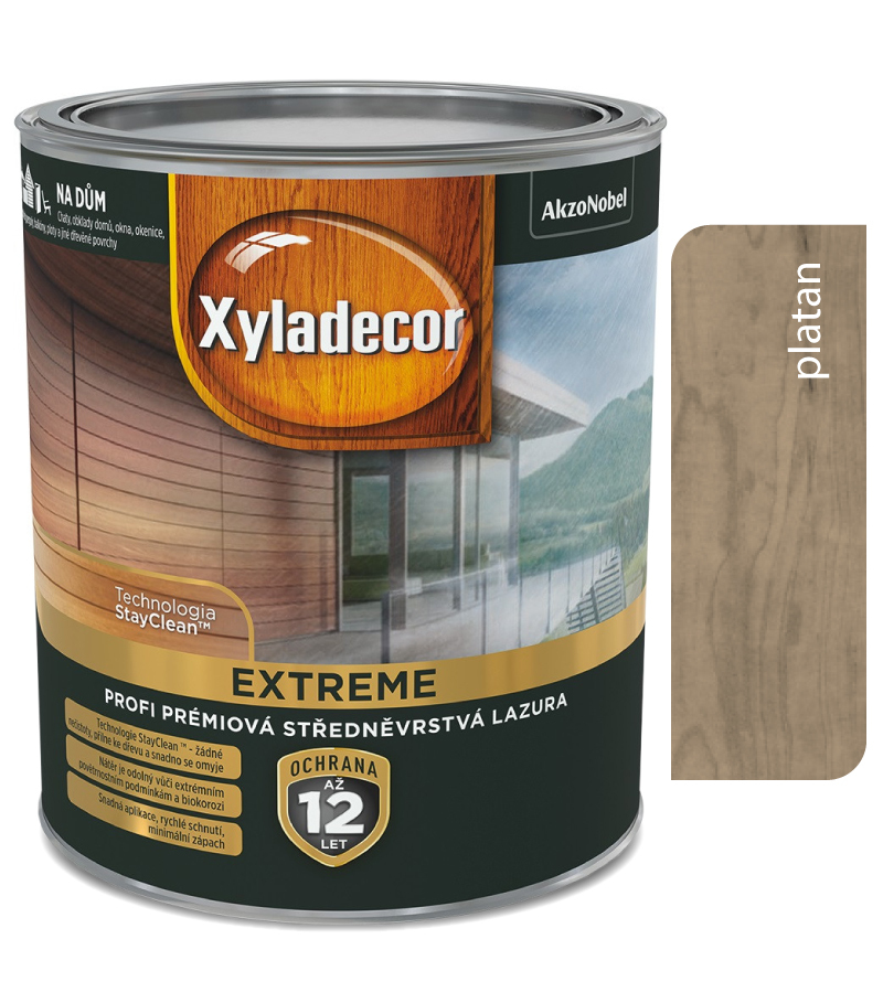 Xyladecor EXTREME Platan profi strednovrstvová lazúra 0