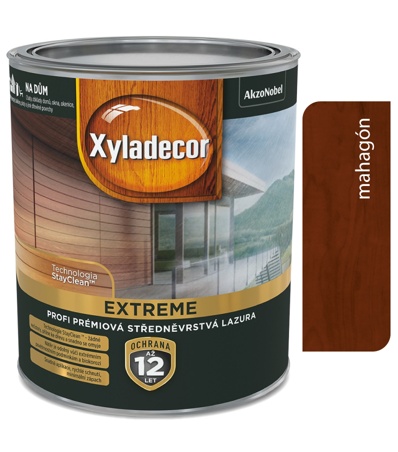 Xyladecor EXTREME Mahagón profi strednovrstvová lazúra 0