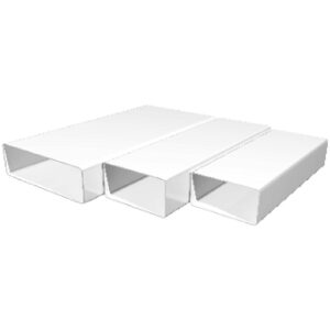 Potrubie vetracie ploché 204x60mm/2000 mm PVC