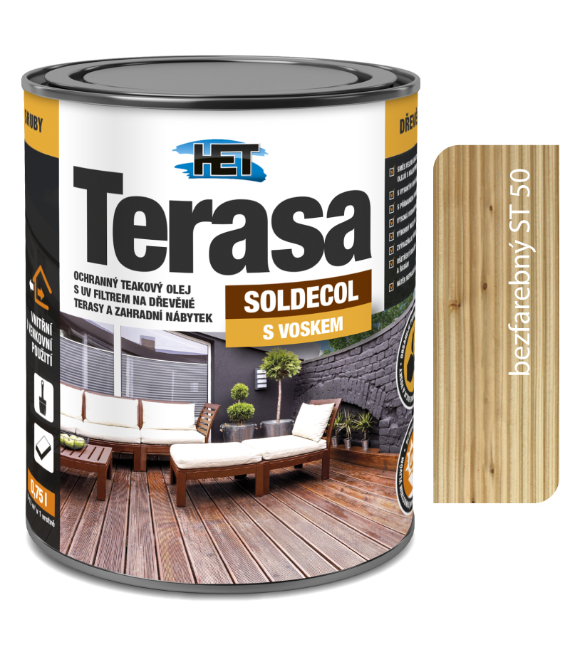 Het Soldecol TERASA ST 50- bezfarebný 0