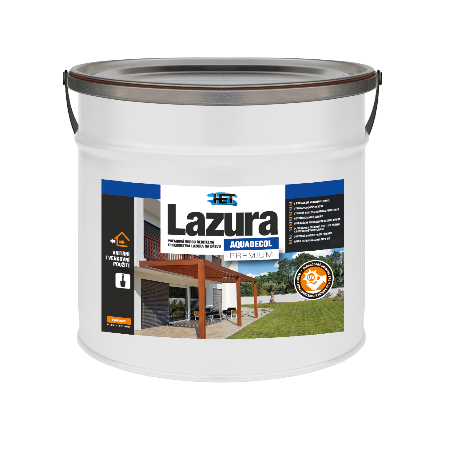 Aquadecol lazúra prémium 2