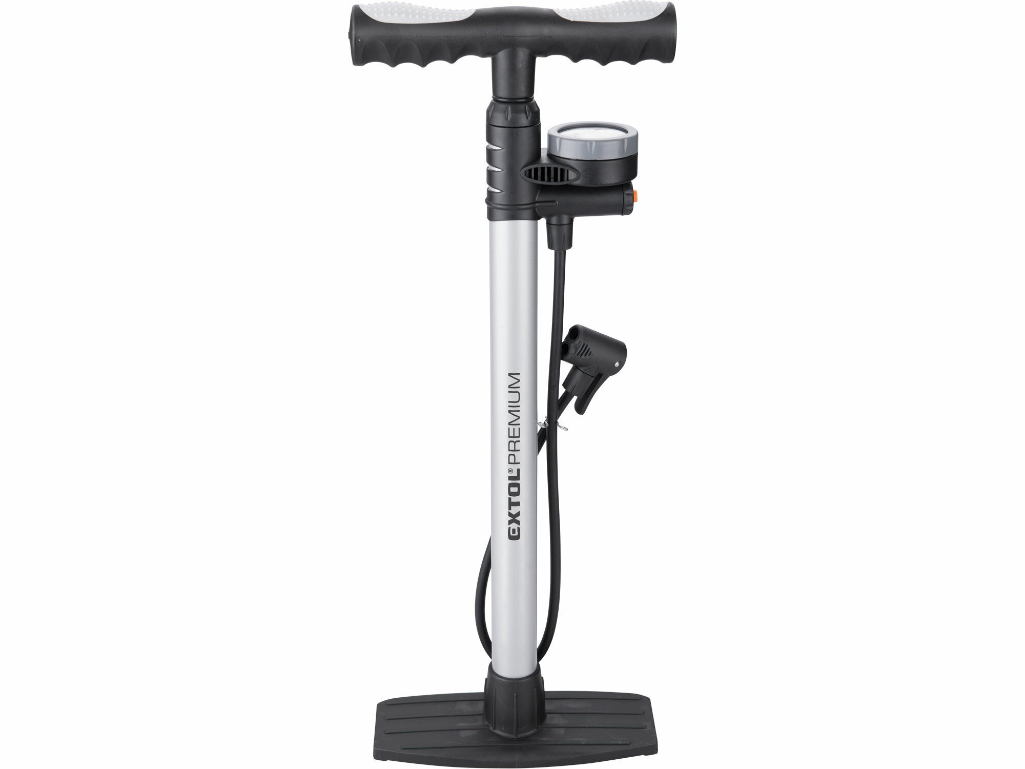Extol Pumpa na bicykel veľká s tlakomerom a odpúšťacím ventilom