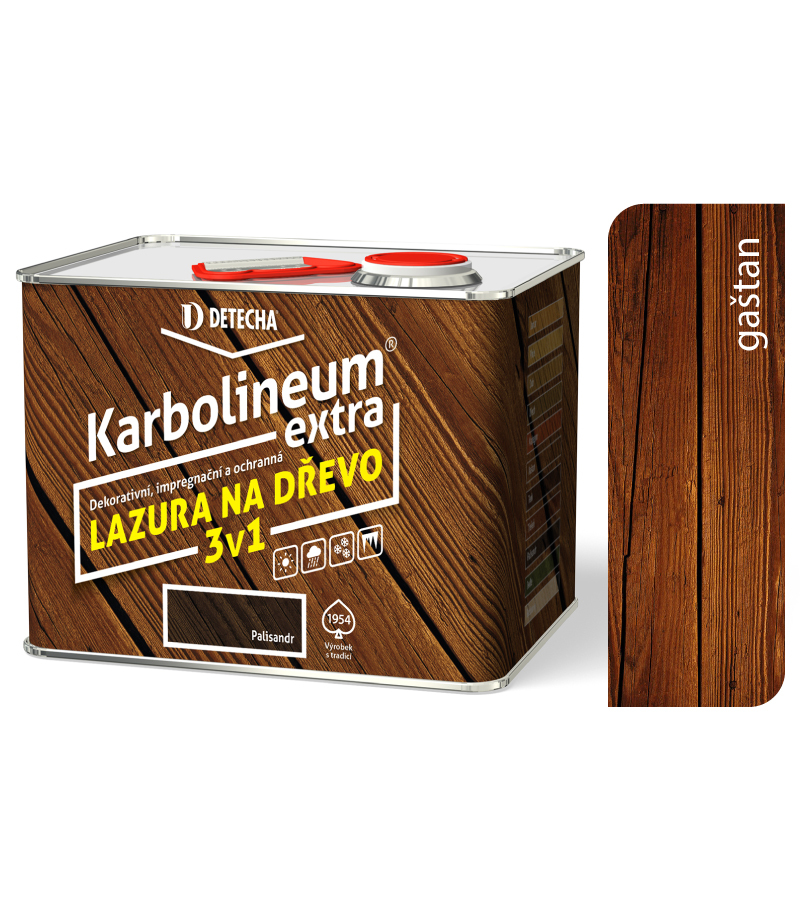 Karbolineum Extra Gaštan 3