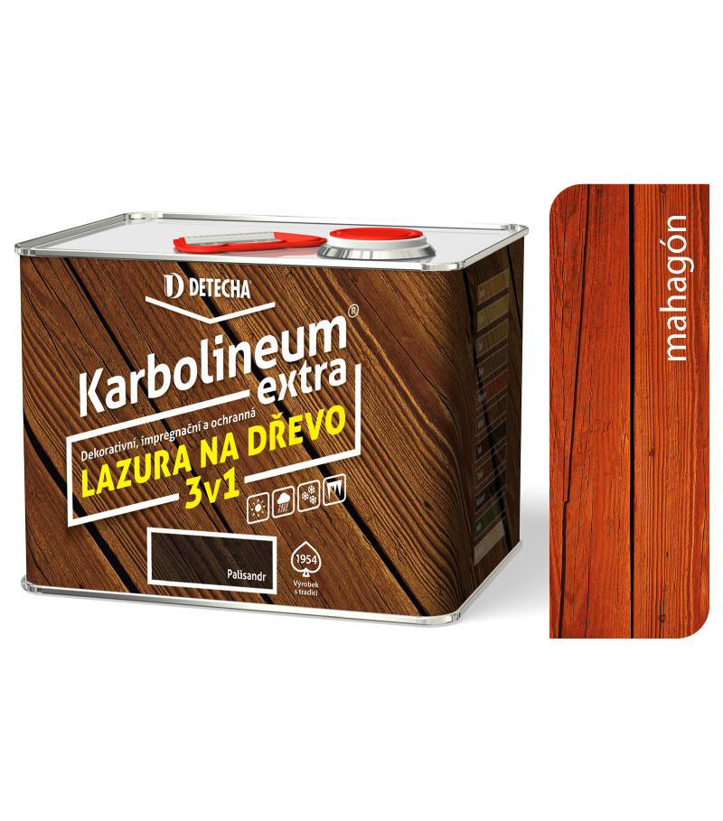 Karbolineum Extra Mahagón 3