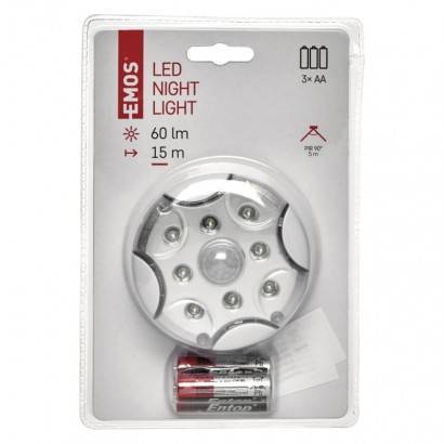 Emos Nočné svetlo s pohyblivým senzorom