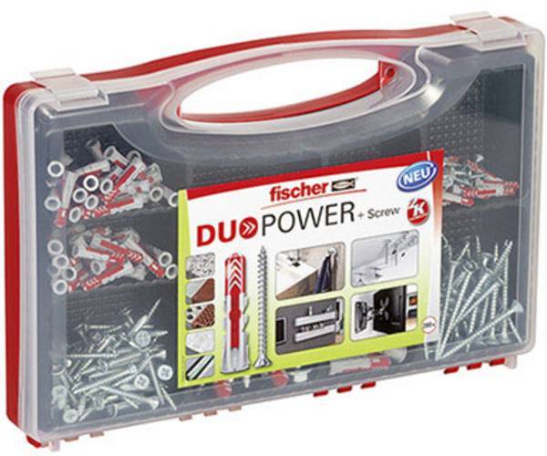 Fischer Redbox Duopower hmoždinky + skrutky