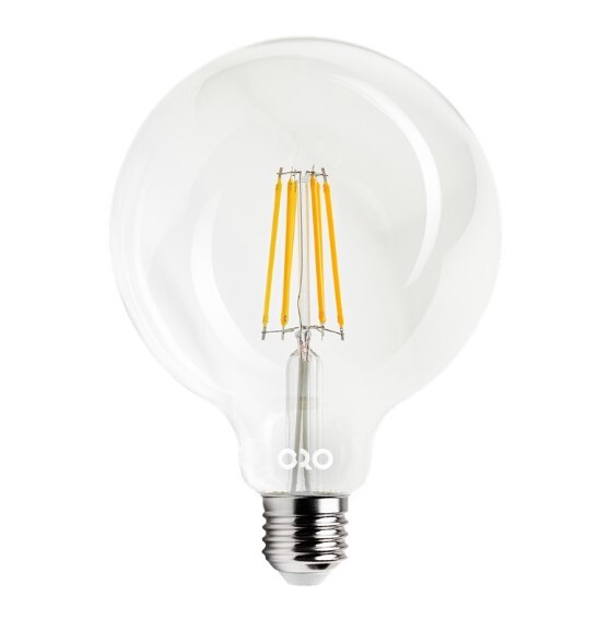 Žiarovka Oro E27 G125 FL 8W Claro WW