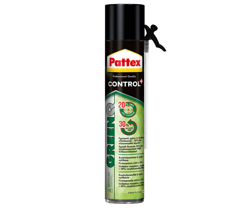 Pattex GreenQ Control+ - Trubičková PU polyuretánová pena 750ml